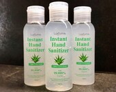 3 x 100ml Hand Sanitiser Gel - Aloe Vera Scent - Antibacterial Gel - 75 Percent - Alcohol Kills 99.9 Germs
