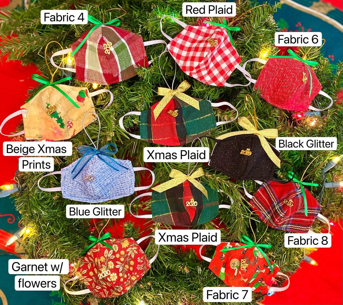 After Christmas Sales 2020 Christmas Mini Face Mask Etsy