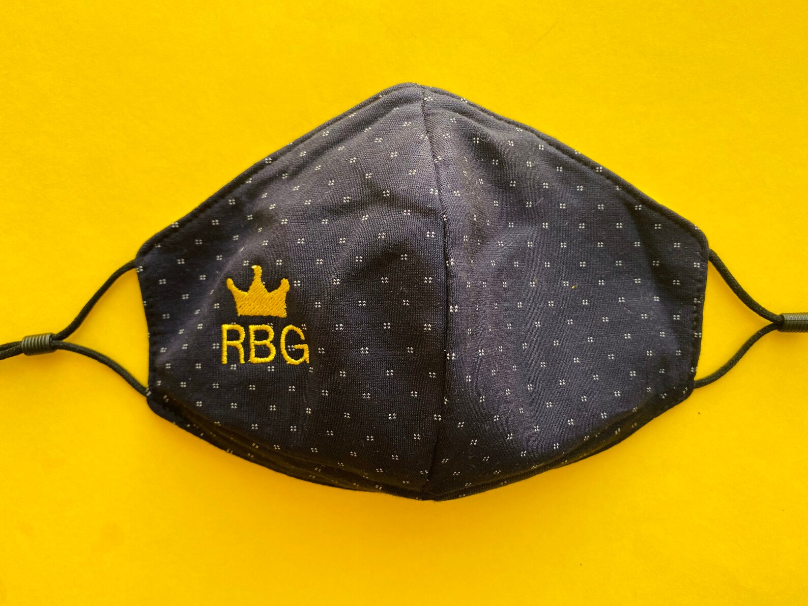 RBG Face Mask RBG Embroidered Face Mask With Filter Pocket Etsy