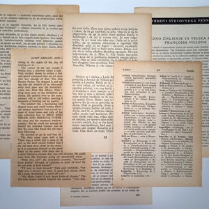Old Paper Junk Journal Printable, Vintage Scrapbooking Paper, Digital  Collage Pages, Printable Ephemera, Handmade Junk Journal. PDF 