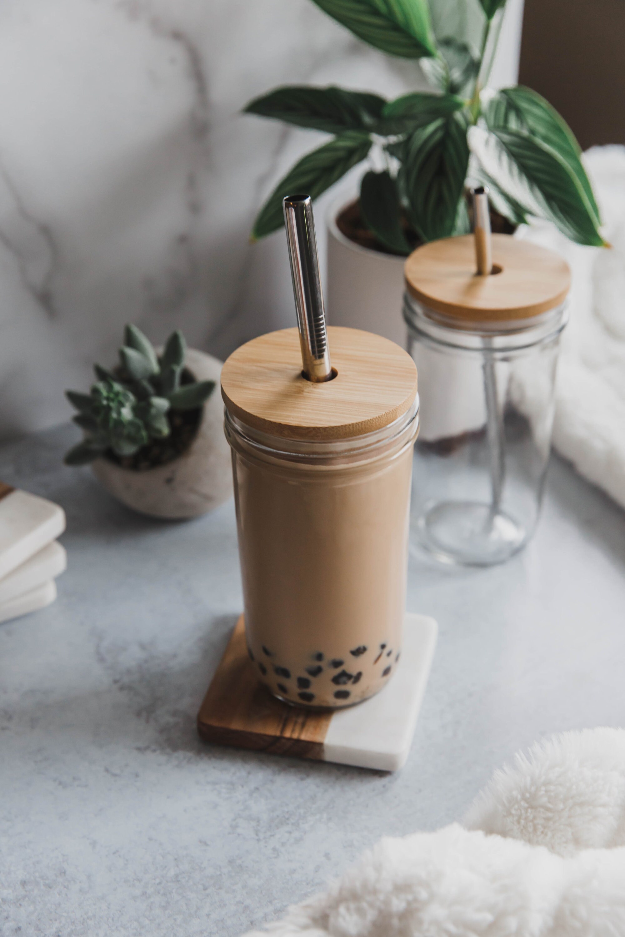 Glass Boba Jar Reusable Bubble Tea Jar BBTEA JARS Etsy