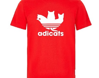 Adicats T shirt, Cat animals lover parody funny party woman men kids gift T  shirt, Funny kitty cats cat cat woman T shirt