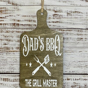 Gift for Dad, Gift for him, Father&#39;s Day gift, Grill Master, Dad&#39;s BBQ, BBQ decor
