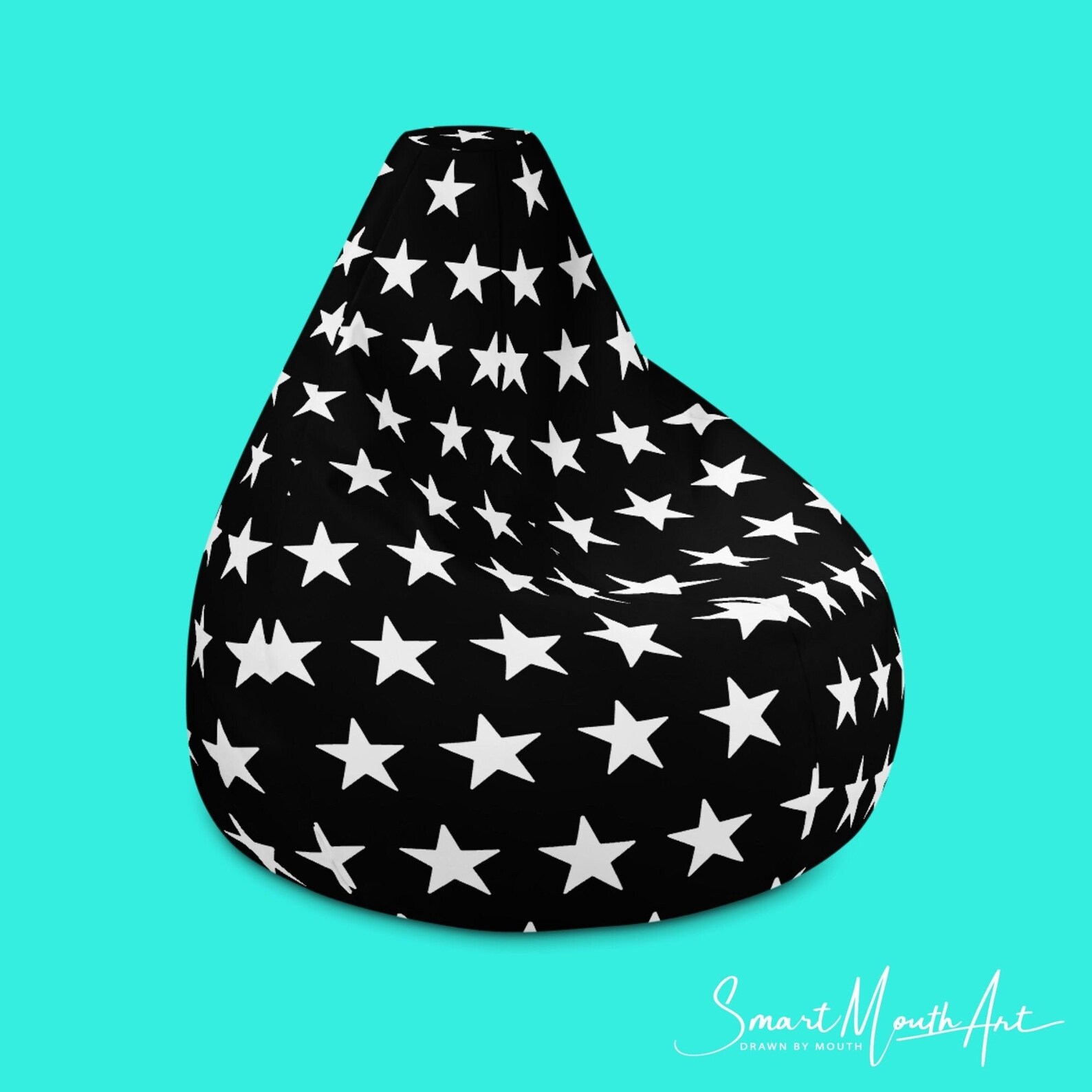 Star Beanbag Beanbag Chair Cover Stars Bean Bag Beanbag Etsy