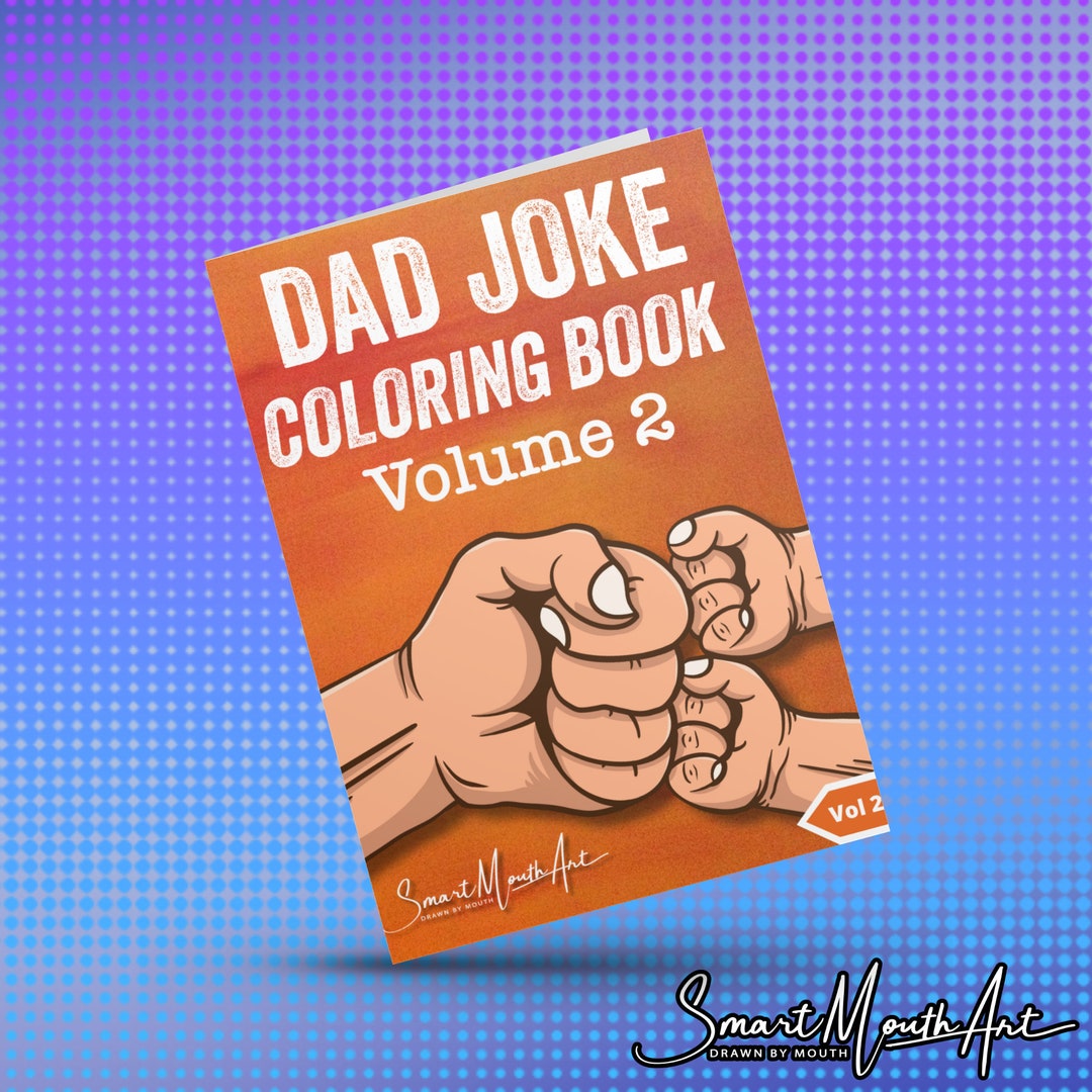 Dad Joke Coloring Book Colouring Book for Kids Dad Joke - Etsy