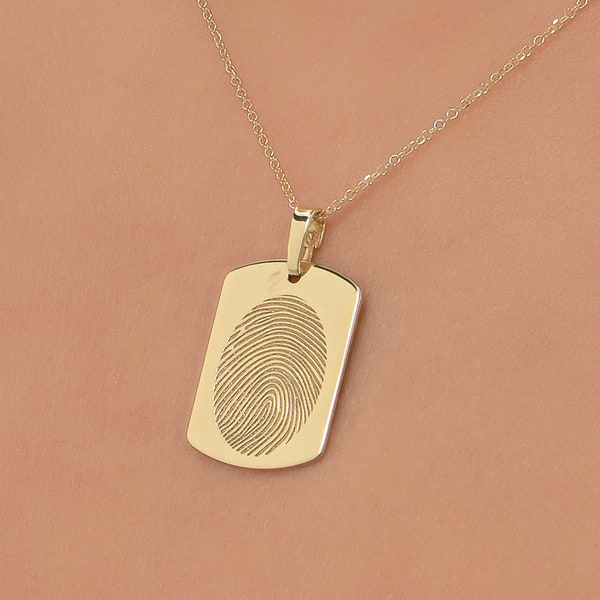 Fingerprint Pendant - Etsy