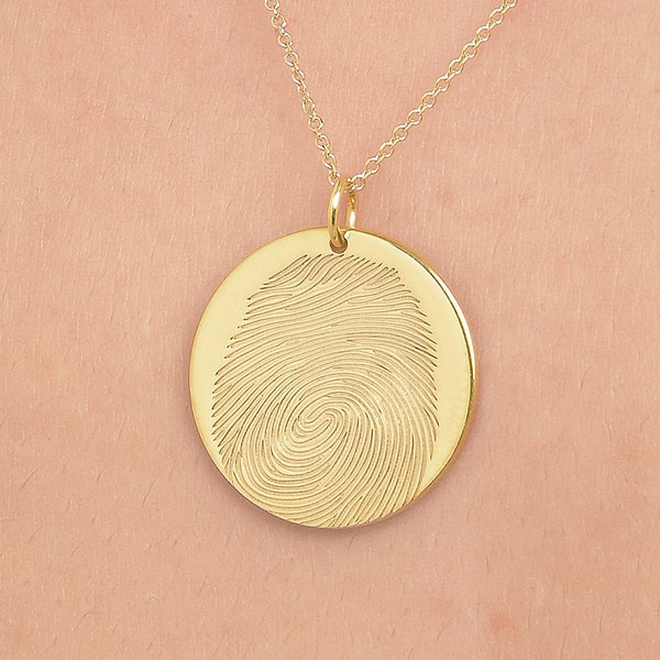 Fingerprint Pendant - Etsy