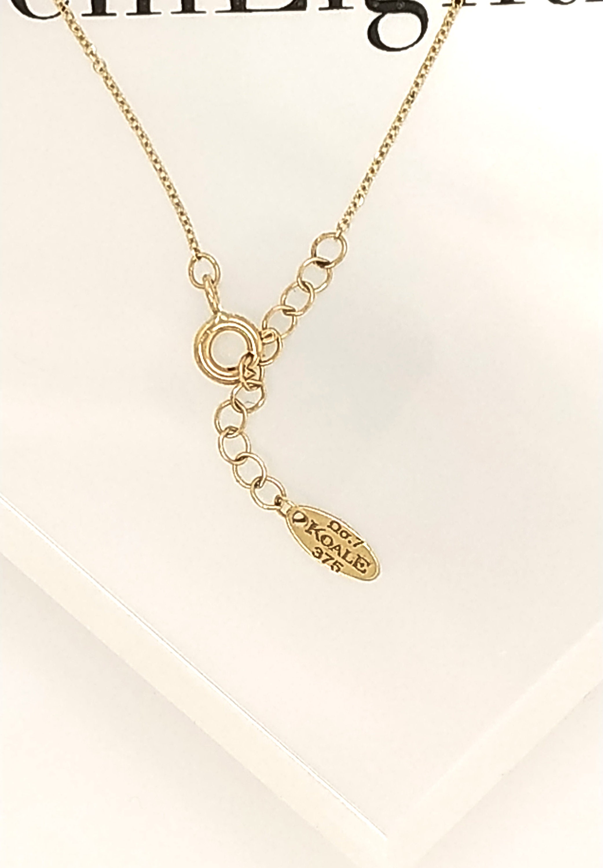14K Solid Yellow Gold Whale Tail Pendant Necklace – Mermaid & Ocean Charm For Women, Gift Ready - View #6