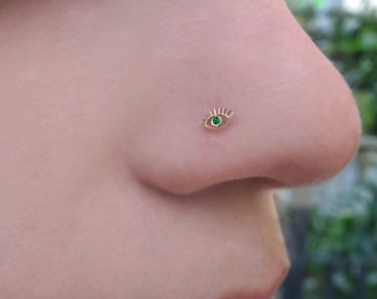 Personalized Piercing Nose Stud Stainless Steel Rhinestone Nose Stud Fashion Body Piercing Jewelry for Women Personalized Piercing Nose Stud Stainless Steel Rhinestone Nose Stud Fashion Body Piercing Jewelry for Women