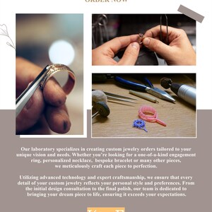 May include: A close-up of a jeweler's hands working on a custom piece of jewelry. The image shows a variety of tools and materials used in the jewelry making process. The text "KOALE Style in Gold" is visible at the bottom of the image.