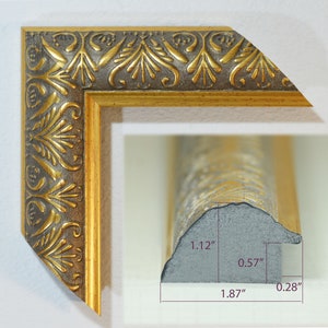Ornate Frame for Painting and Mirrors. Polystyrene Moulding.