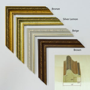 Diploma Photo Antique Poster frame Custom  Gallery Wall 4x6,  8.5x11(document/diploma). A1 A2 A3 A4 Frame. Polystyrene Frame.