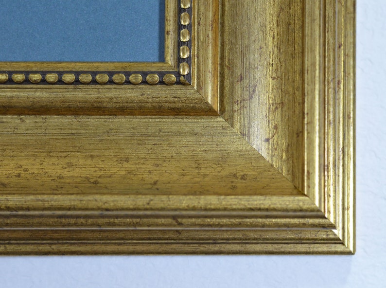 Picture Frame Gold Antique 2.3 Inches Wide.custom Frames. Etsy Canada