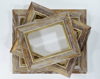 Rustic Wood Picture Frame. Custom Frame 4x6, 5x7, 6x8, 8x10, 8.5x11(document, diploma), 13x19 ... 24x36, A1 A2 A3 A4 Frame, Custom Frame.