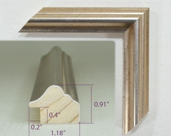Silver Frame Wood. Silver leaf. A1 A2 A3 A4 Frame.