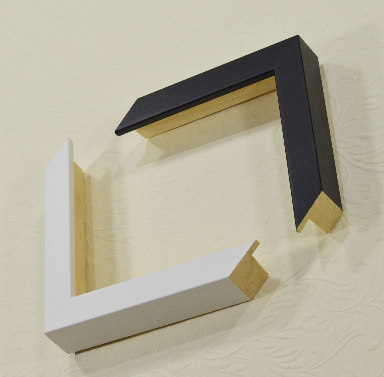 Elegant Wood Picture Frame Narrow 0.7 and Tall Etsy