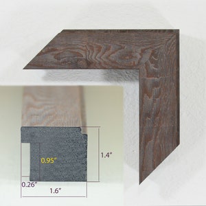 Hög dukram för oljemålning och väggpanorama, polystyrenram.