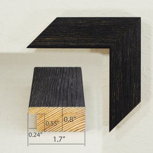 Black Speckled Wood Picture Frame Rustic 4x6, 5x7, 6x8, 8x10, 8.5x11(document/diploma), 13x19 ... 24x36, + Custom Frame