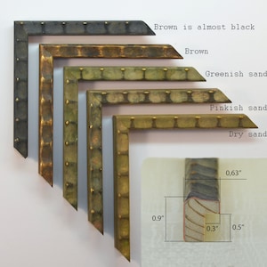 Cornice originale a gobba per dipinti, foto, acquerelli, 4x6, 5x5, 5x7, 6x8, 8x10, 8,5x11 (documento/diploma), + Cornice personalizzata