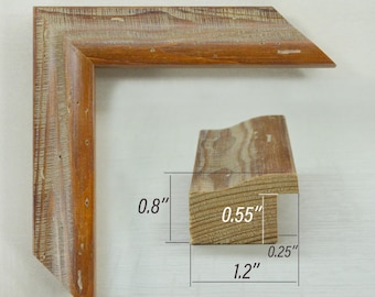 Marco de fotos de madera contrachapada marrón, marco para póster (3 x 2 cm)