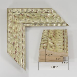 Bilderrahmen Perlenfarbe 5,5 cm breit