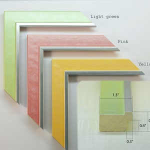 Colored Italian Picture Frame. Stylish Picture Frame
