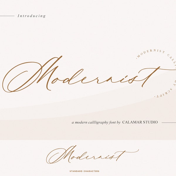 Modern Calligraphy Font, Script Font, Handwritten font for Wedding invitations