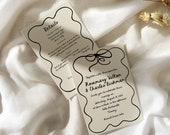 Handwritten Wedding Invitation Template: Funky Hand Drawn Invite (Digital Download)