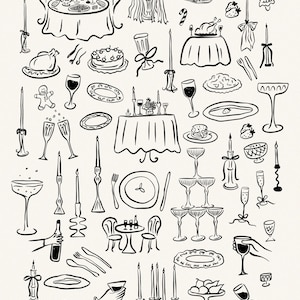 Nyckfullt jul-clipartpaket: Julillustrationer (PNG, SVG, AI) bild 6