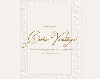 Handwritten Font for Wedding Invitations, Calligraphy Script Font, Vintage Font, Canva Font