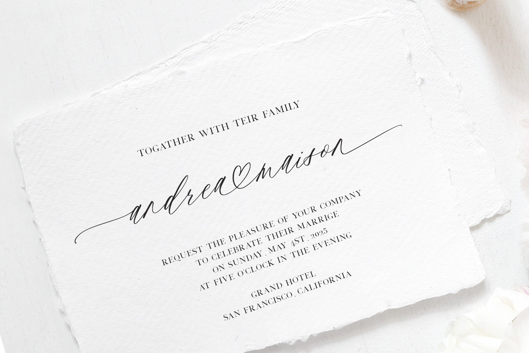 Amore Song Calligraphy Font: Wedding Script With Hearts (OTF, TTF) - Etsy