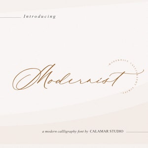 Script Font, Modern Calligraphy Font, Elegant Handwritten font for Wedding invitations