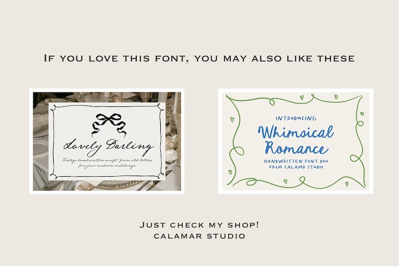 Handwritten Font, Calligraphy Font Bundle, Script Font, Cursive Handwriting Font image 10