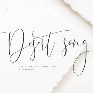 Calligraphy Font, Wedding Script Font, Cursive Font for Cricut, Font with long tails
