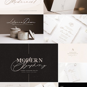 Wedding Calligraphy Font Bundle, Handwritten Script Fonts - Etsy