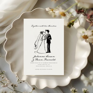 bride and groom wedding clipart