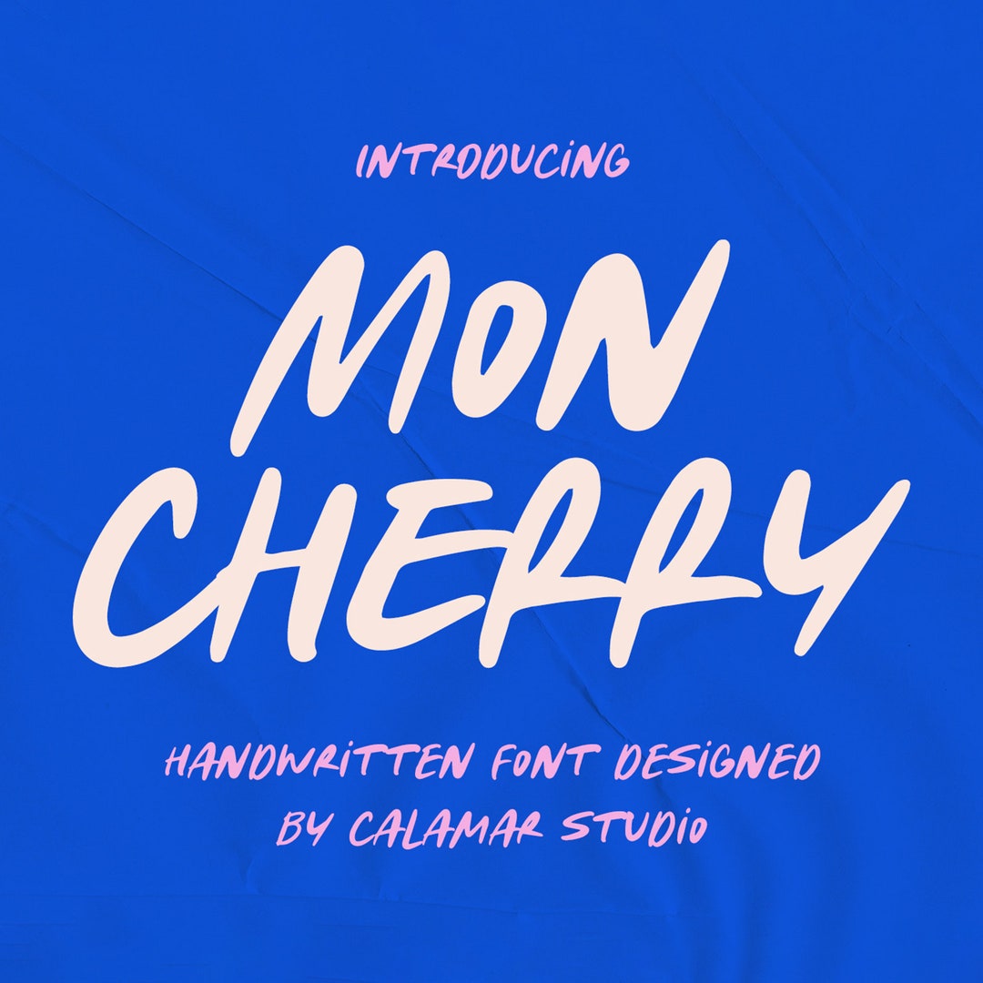 Groovy Handwritten Font: OTF, TTF (cricut, Canva, Procreate) - Etsy