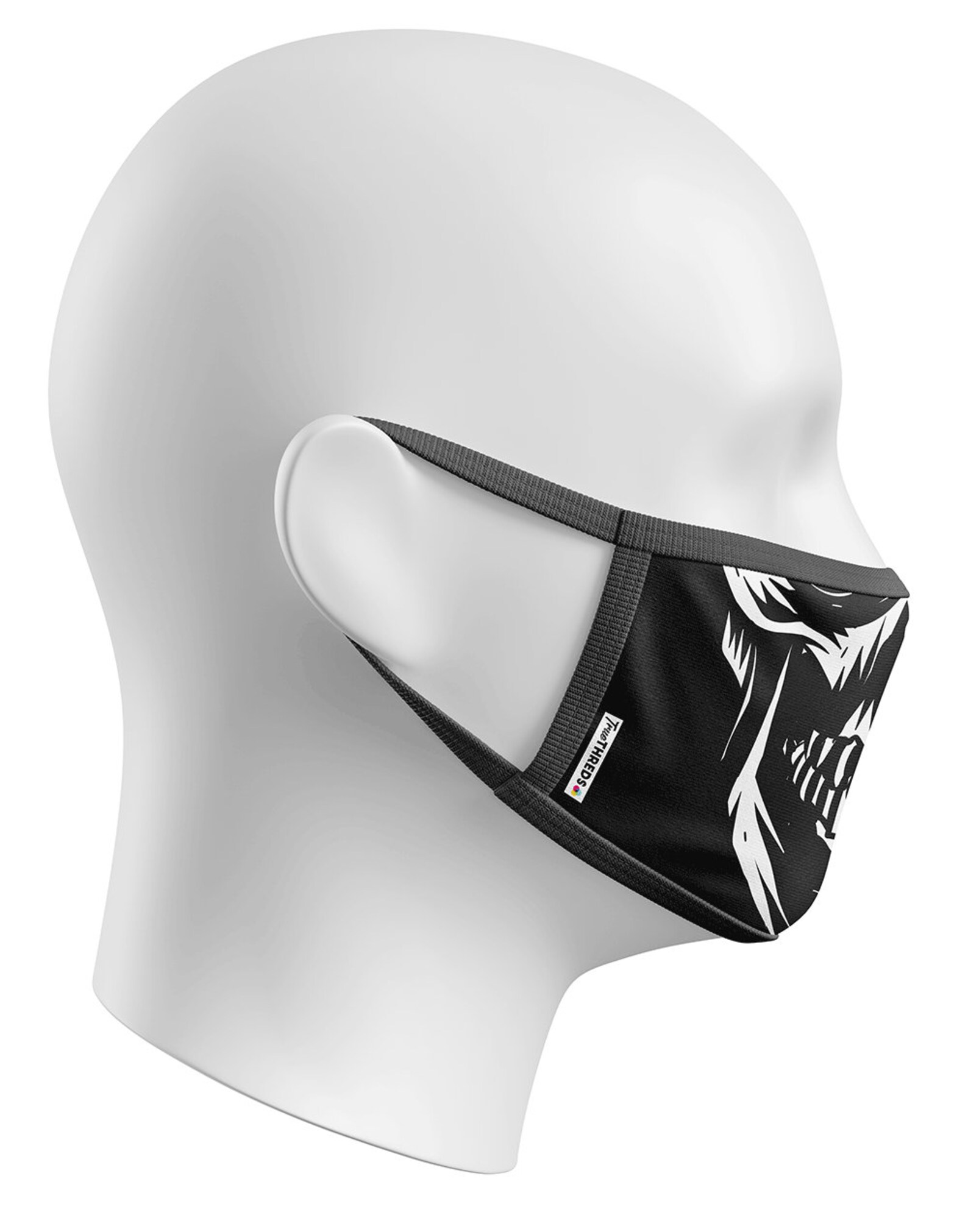 SKULL Fabric Face Mask Made in USA Reusable Maskmachine Etsy