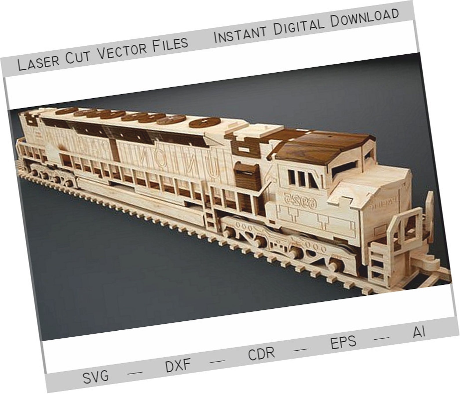 Laser Cut Wooden Train Steam Engine 3mm Sv vrogue.co