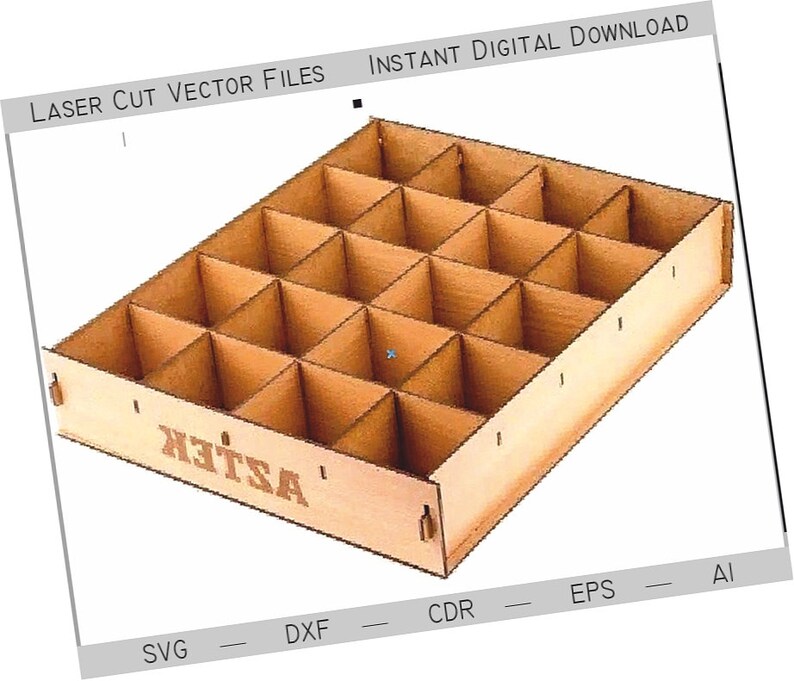 Download Drawer with. Laser cut SVG dxf cnc patterns dxf files for | Etsy