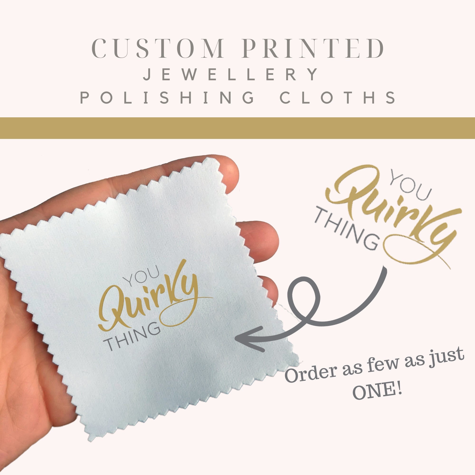 Custom Polishing Cloths for Jewellery. Branded Cloth for 