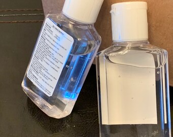 Miniature Blue Antiseptic Mouthwash Bottle DOLLHOUSE 1:12 Scale Brand