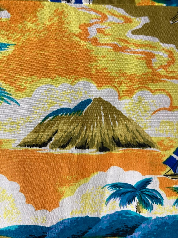 トップス 50s Sears vintage rayon ALOHA shirt Vintage Sears 100% Rayon Made in Japan Aloha Shirt SZ L