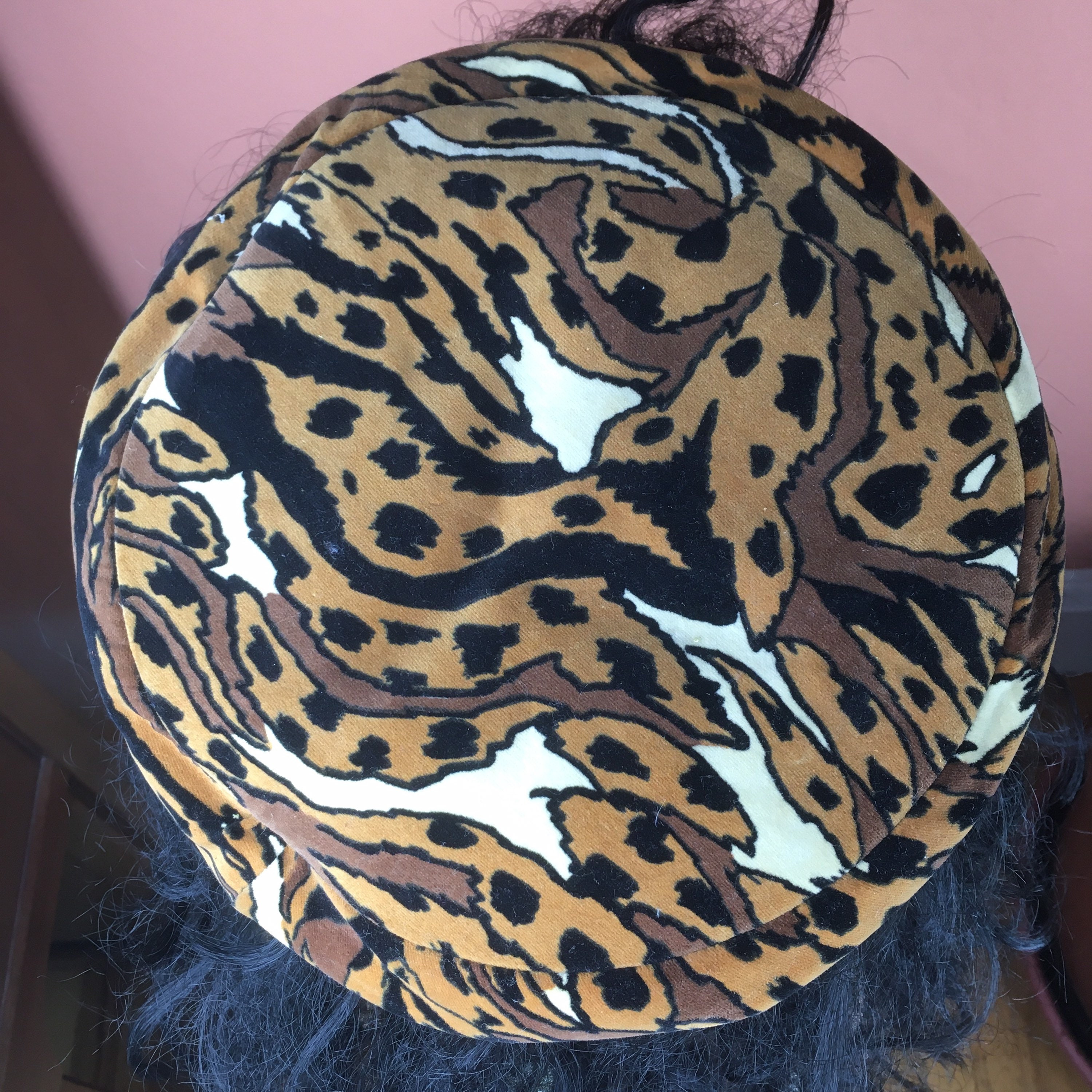 1960s Patrice Leopard Print Velour Mod Cap - Vintage Hat - Etsy