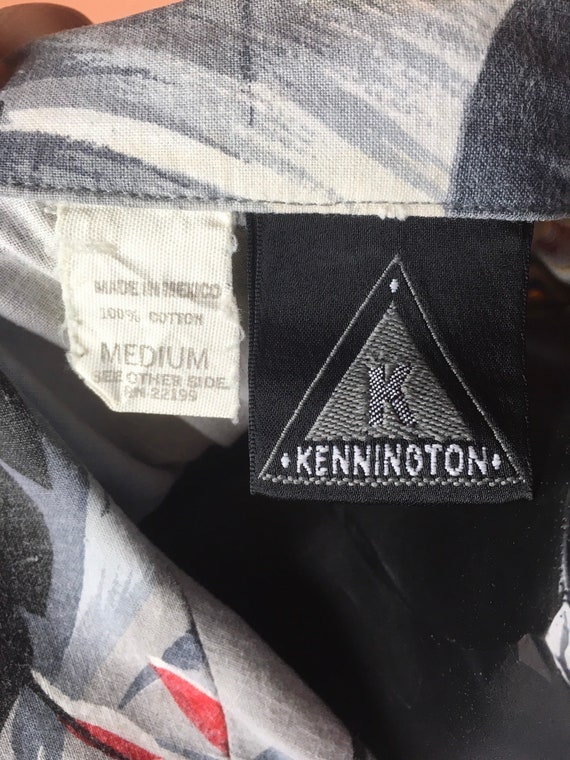 1980s Kennington Cotton Hawaiian Shirt With Brill… - image 10