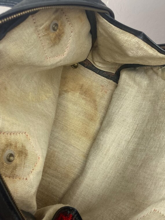 1960s Red Houndstooth Mod Tote Bag - image 14