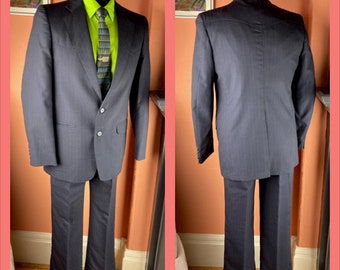 1970s Trego's Westward Striped Western Suit - 40R / 32W