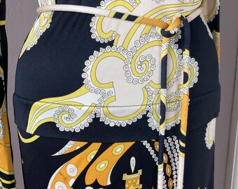 【PUCCI】シルククレポン マキシワンピース 関税送料込 Emilio Pucci Long One Piece Dress Multicolor Women's Size 36