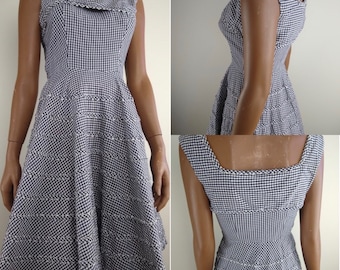 Lovely 1940s/1950s Gingham Cotton Dress