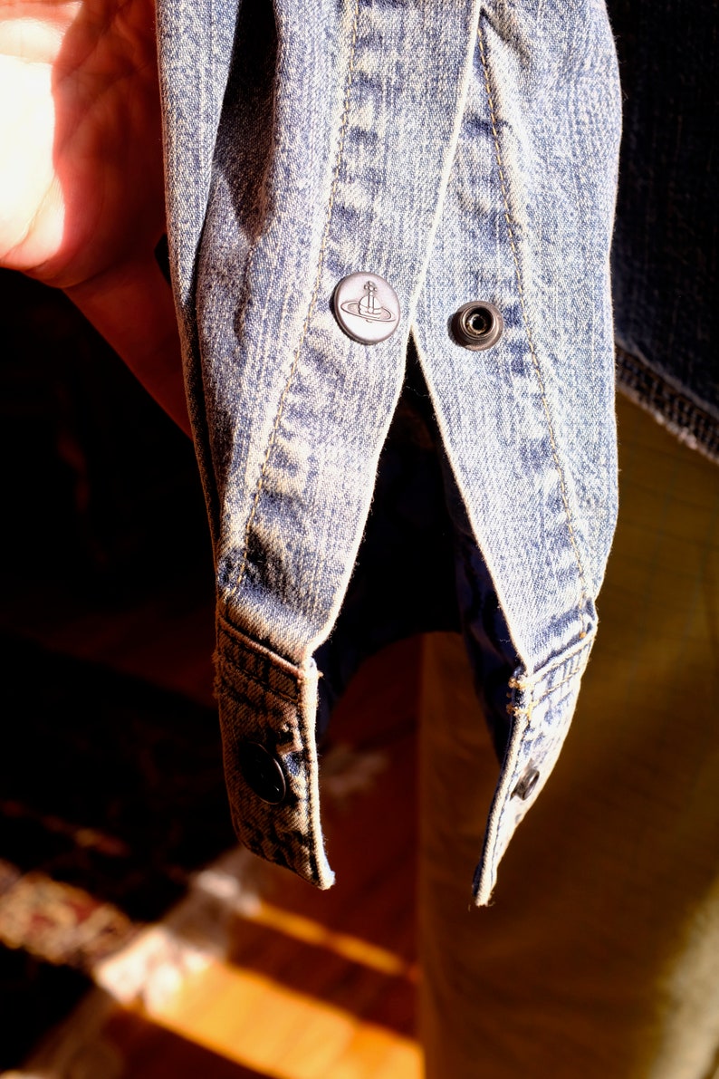 Lovely Vivienne Westwood for Lee Anglomania Denim Worker Shirt image 8
